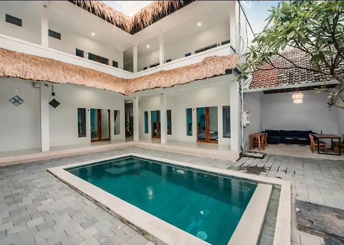 Greek House: W/desk + Shared Pool&kitchen /4 Affittacamere Canggu